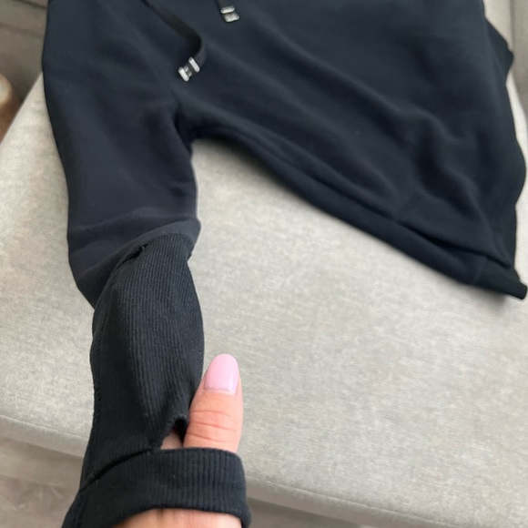 Black, Roxy, fleece thermal turtle neck sweater. Meant for layering. - Picture 4 of 4